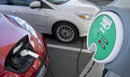 business electric vehicle charging stations
