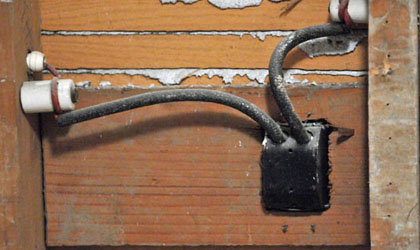 knob and tube residential electrical upgrade